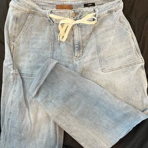 Judy Blue Light Wash Denim Joggers